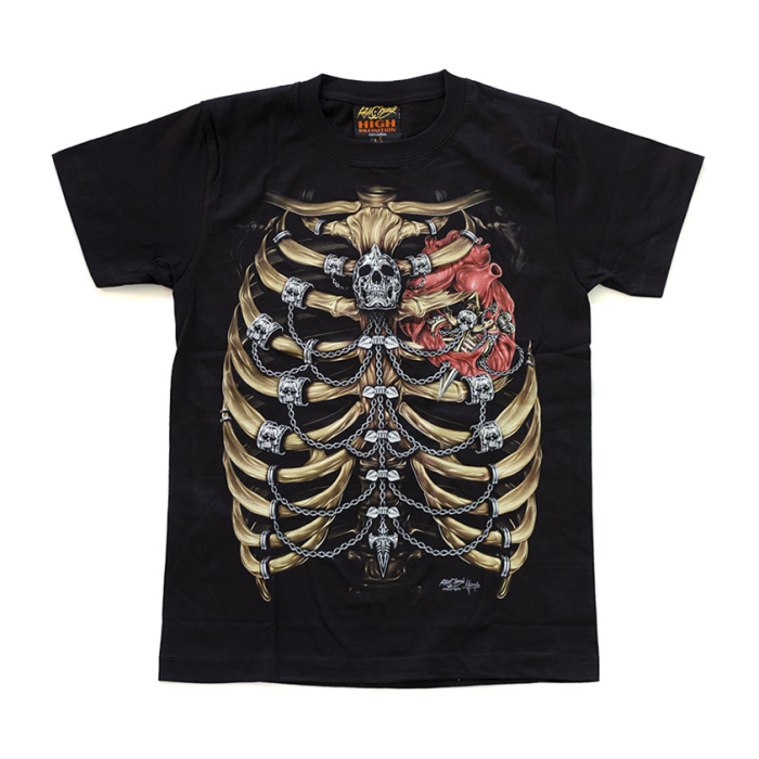 Skeleton (Ribs) Glows in the Dark T-Shirt