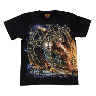 Sea Fire-Breathing Dragon (Glows in the Dark) T-Shirt