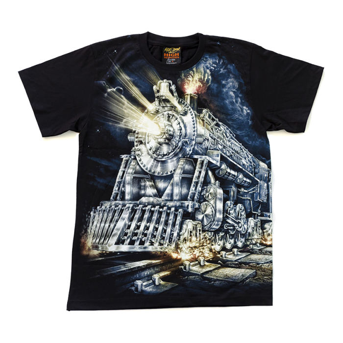 Train (Steampunk) Glows in the Dark T-Shirt