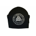 Valknut Black Hat with Embroidery