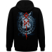 Odin (Runic Circle) Kangaroo Pocket Hoodie with a Zipper