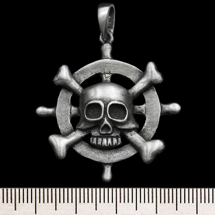 Black Mark (Ship's wheel) (pth-120) Pendant