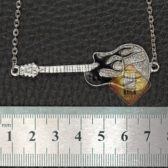 Guitar (Black) Pendant