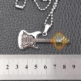 Guitar (Steel Color) Pendant