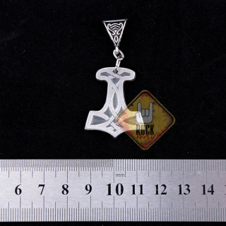 Thor's Hammer (Pattern) Pagan Pendant