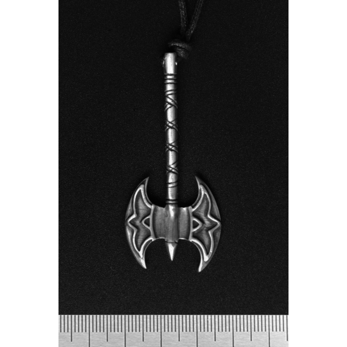 Viking Ax with a Pattern (blpth-007) Pendant