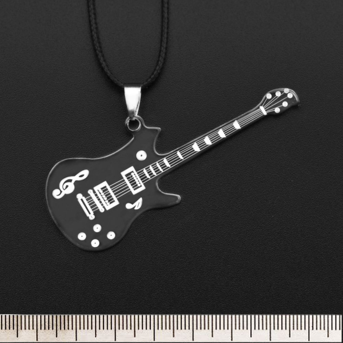 Black Guitar (RW-020) Pendant