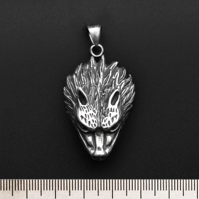 Wolf Head (SS-007) Pendant