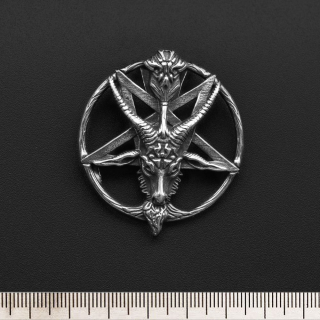Pentagram with a Goat (SS-009) Pendant