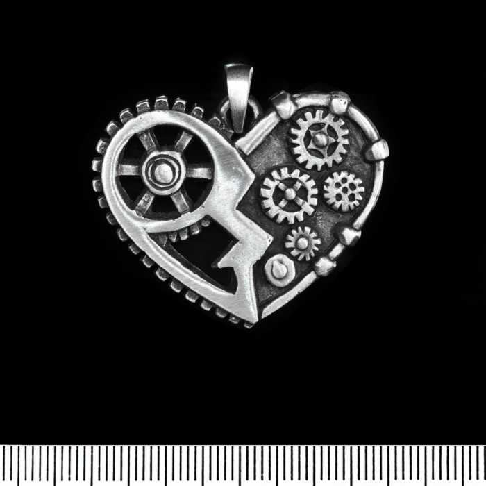 Steampunk Heart (pth-026) Pendant