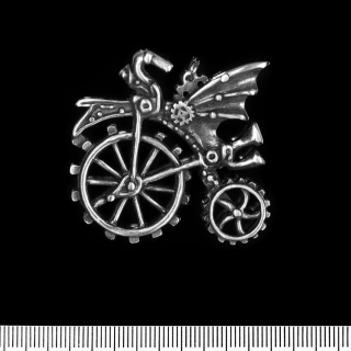 Bicycle (Steampunk) (pth-039) Pendant