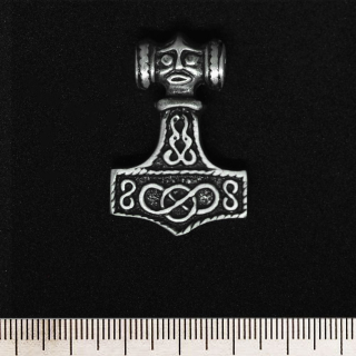 Thor's Hammer with Pattern (pth-056) Pendant