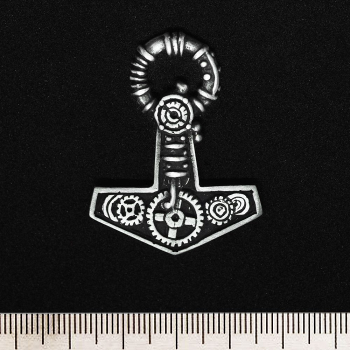 Thor's Hammer (Steampunk) (pth-058) Pendant