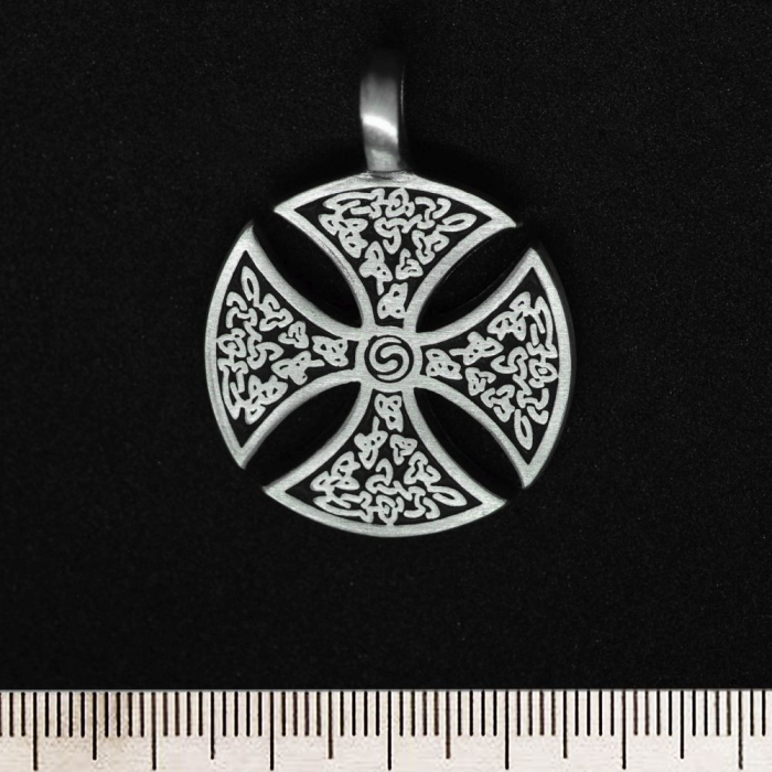 Templar Cross with a Pattern (pth-064) Pendant