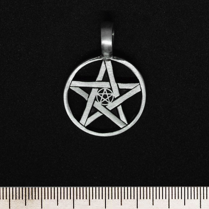 Double Pentagram (pth-067) Pendant