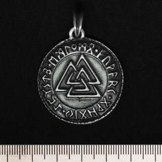 Valknut (Futark) (pth-075) Pendant