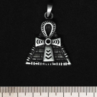 Ankh on the Background of the Pyramid (pth-100) Pendant