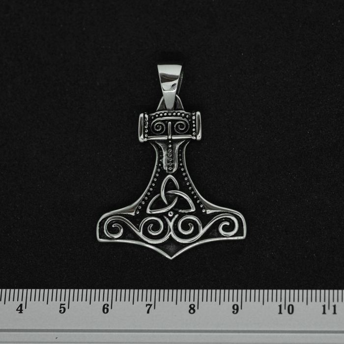 Thor's Hammer (with Triquetra) (SS-024) Pendant