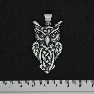 Owl (SS-040) Big Pendant