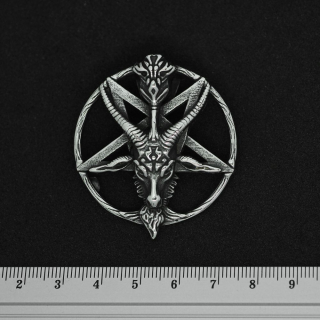 Inverted Pentagram with a Goat (SS-041) Big Pendant