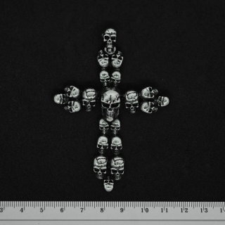 Cross Made Of Skulls (SS-046) Pendant