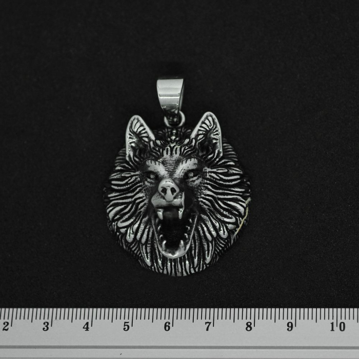 Wolf Head (SS-048) Pendant