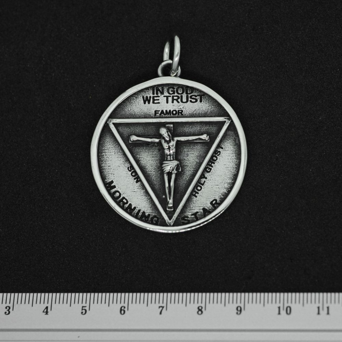In God We Trust - In God Were Damned (SS-050) Two-Sided Pendant