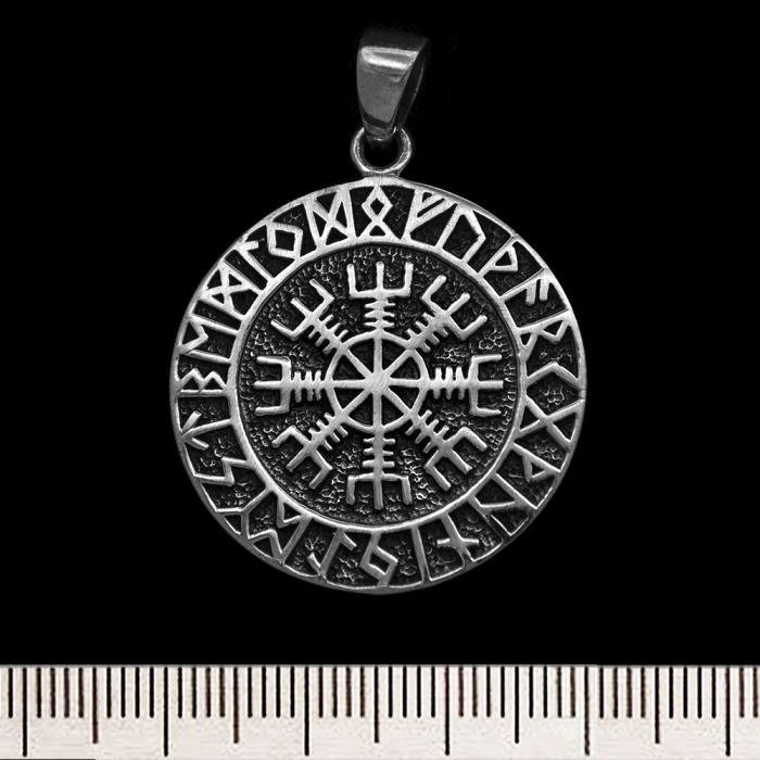 Aegishjalmur (Helm of Awe, Locket) (925 Silver) Pendant