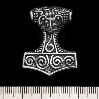 Thor's Hammer (925 Silver) Big Pendant