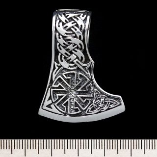 Perun Ax (Kolovrat) (925 Silver) Pendant