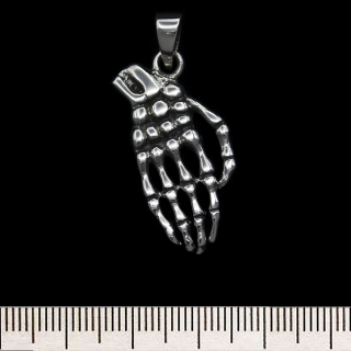 Skeleton Bone (925 Silver) Pendant