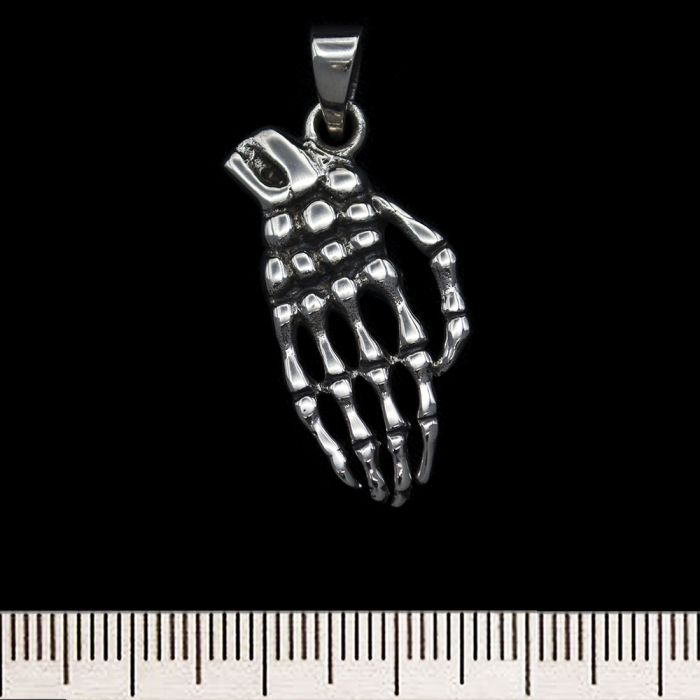 Skeleton Bone (925 Silver) Pendant