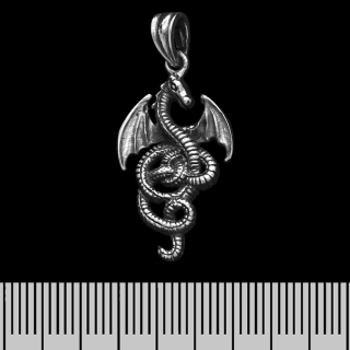 Winged Dragon (Small) (925 Silver) Pendant
