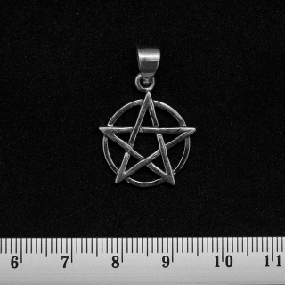 Small Pointed Pentagram (925 Silver) Pendant