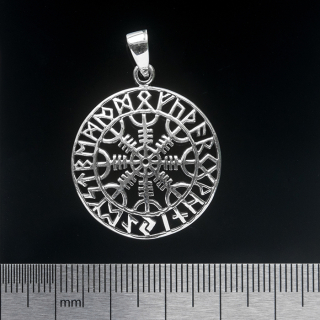 Aegishjalmur (Helm of Awe) (925 Silver) Pendant