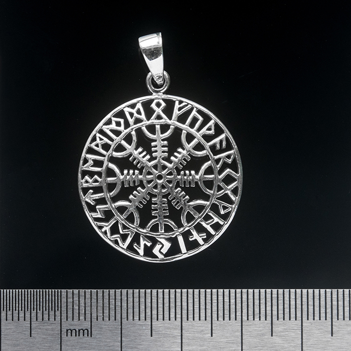 Aegishjalmur (Helm of Awe) (925 Silver) Pendant