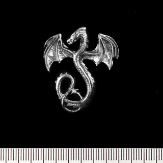 Dragon with Outstretched Wings (925 Silver) Pendant