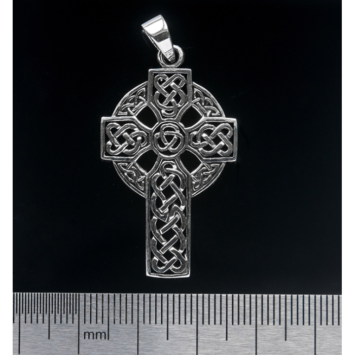 Celtic Cross (Transparent Pattern) (925 Silver) Pendant