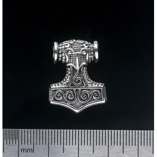 Thor's Hammer (Pattern) (925 Silver) Pendant