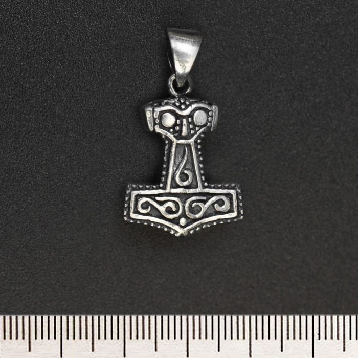 Thor's Hammer (Pattern, Cast) (925 Silver) Pendant