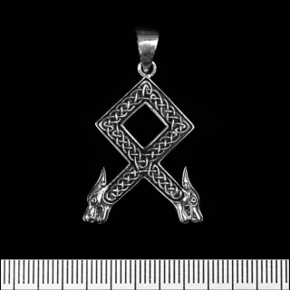 Odal Rune (925 Silver) Pendant