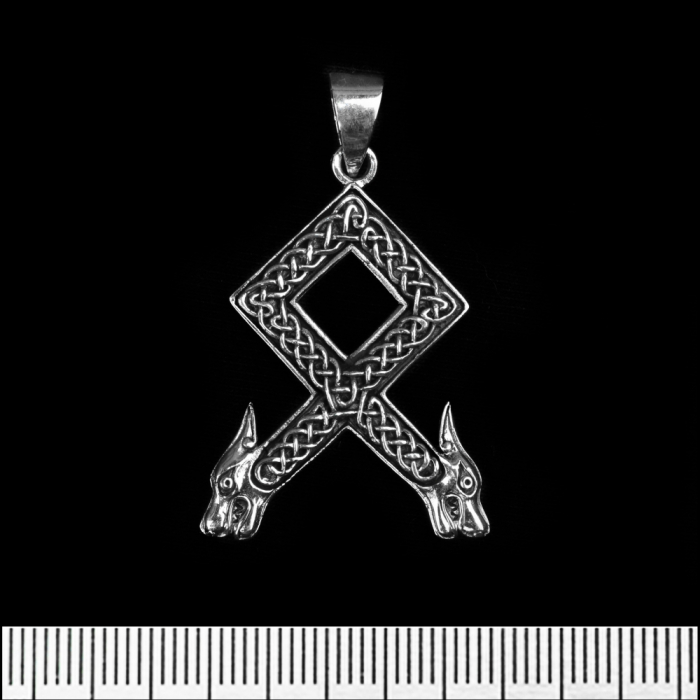Odal Rune (925 Silver) Pendant