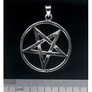 Inverted Pentagram (Big) (925 Silver) Pendant