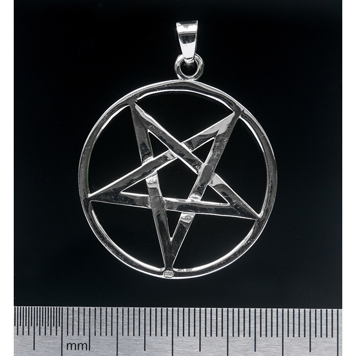 Inverted Pentagram (Big) (925 Silver) Pendant
