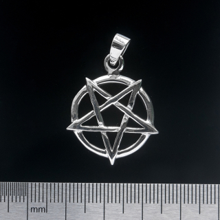 Inverted Pentagram (925 Silver) Pendant