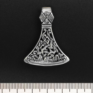 Perun Ax (Wicker Pattern) (925 Silver) Pendant