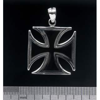 Black Templar Cross (925 Silver) Pendant