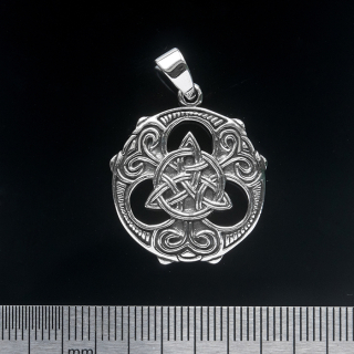Triquetra in a Circle (925 Silver) Pendant