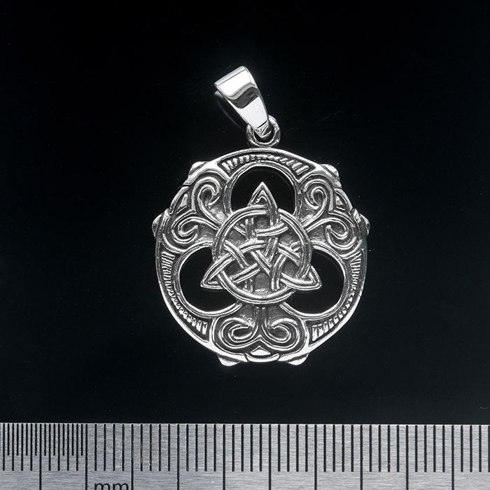 Triquetra in a Circle (925 Silver) Pendant