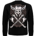 Viking with Skull Long Sleeve T-Shirt